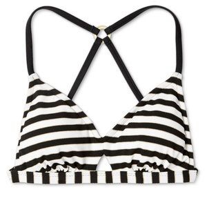 NWOT Shade & Shade Peekaboo Crossback Bikini Top L